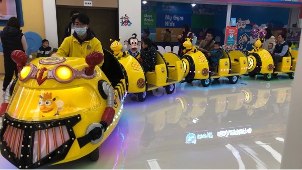 智樂無軌小火車?？吭谛侨ね?中山星河COCO City店)